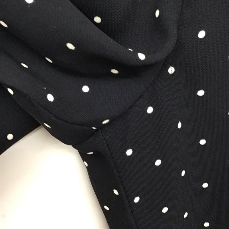 ザラベーシック ZARA BASIC パンツ ワークパンツ、ペインターパンツ ワークパンツ ワイドパンツ カジュアルパンツ フレアパンツ S ドット 黒 / ブラック /  レディース USED 古着 中古 10129753