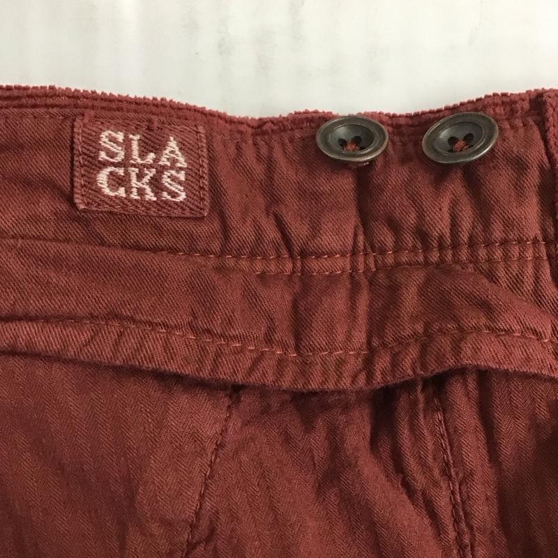 インコテックス INCOTEX パンツ チノパン コーデュロイパンツ センタータックパンツ スリムパンツ 34 無地 えんじ / ワインレッド /  メンズ USED 古着 中古 10111644