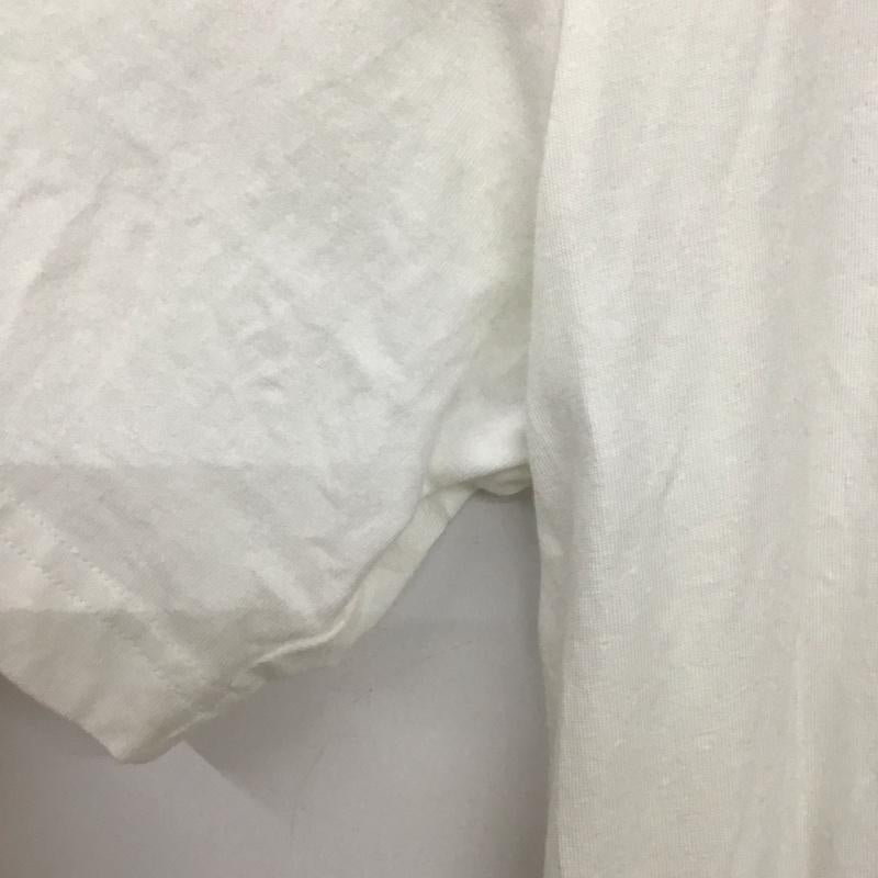 アディダス adidas Tシャツ 半袖 半袖カットソー プリントTシャツ クルーネックカットソー プリント 白 / ホワイト /  メンズ USED 古着 中古 10133704