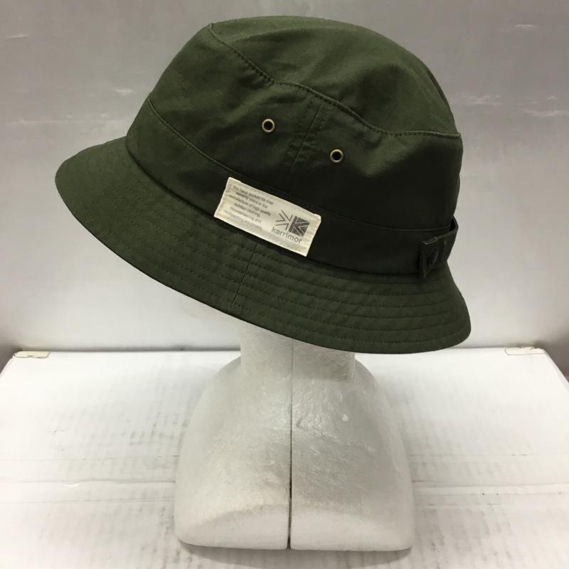 カリマー Karrimor 帽子 ハット 5H07UBJ2 グラブハット 折りたたみ ロゴ、文字 カーキ / カーキ /  メンズ USED 古着 中古 10107900