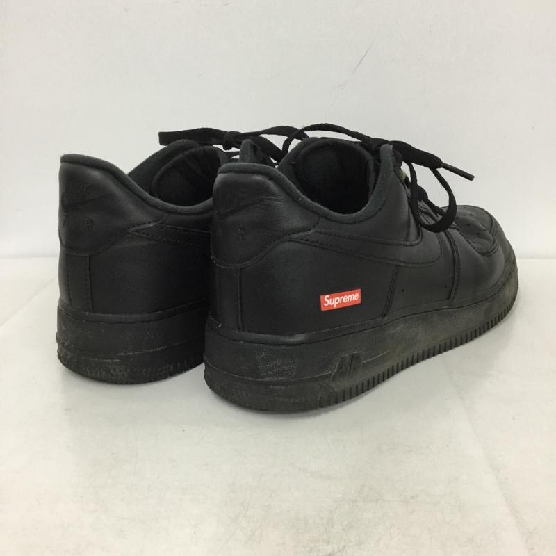 シュプリーム Supreme スニーカー スニーカー CU9225-001 AIR FORCE 1 LOW NIKE 28cm 箱有 28.0cm ロゴ、文字 黒 / ブラック /  メンズ USED 古着 中古 10145134