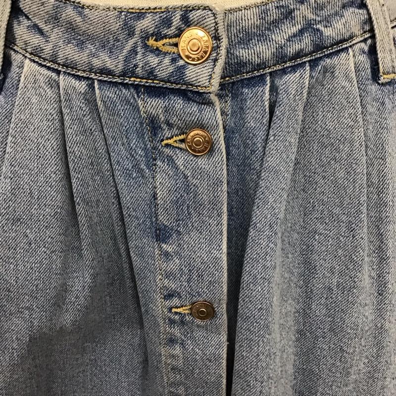 ザラ ZARA スカート ロングスカート デニムスカート フロントボタン XS 無地 青 / ブルー /  レディース USED 古着 中古 10121553