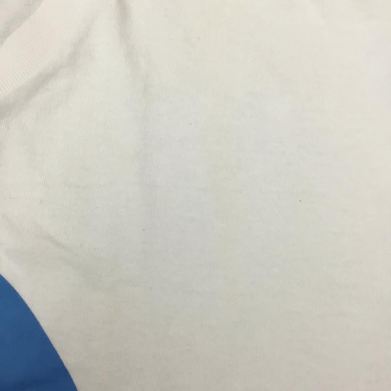 アベイシングエイプ A BATHING APE Tシャツ 半袖 クルーネック APE HEAD L プリント 白 / ホワイト / X 水色 / ライトブルー /  メンズ USED 古着 中古 10119810