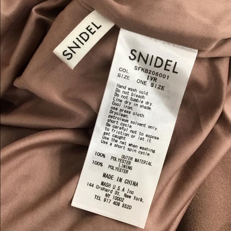 スナイデル SNIDEL ワンピース ロングスカート SFKB206001 ティアード Vネック 無地 桃 / ピンク /  レディース USED 古着 中古 10109024