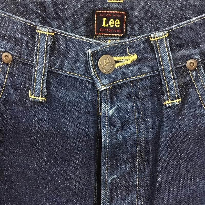 リー Lee パンツ デニム、ジーンズ デニムパンツ ワイドパンツ カジュアルパンツ ストレッチパンツ 無地 インディゴ / インディゴ /  メンズ USED 古着 中古 10137458
