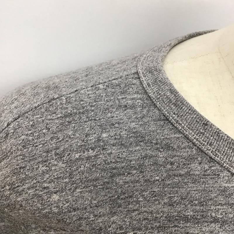 フィルメランジェ FilMelange Tシャツ 半袖 半袖カットソー プリントTシャツ クルーネックカットソー 3 無地 灰 / グレー /  メンズ USED 古着 中古 10125332