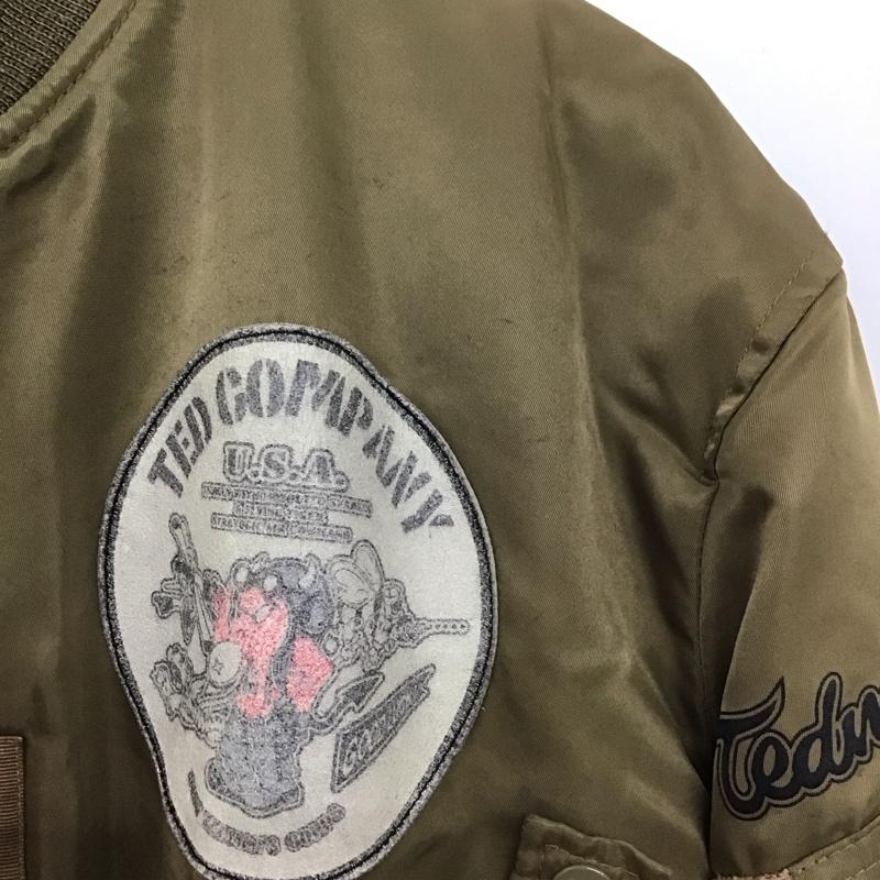 テッドマン TEDMAN ジャケット、上着 ジャンパー、ブルゾン ジップアップジャケット ナイロンジャケット アウター 40 プリント カーキ / カーキ /  メンズ USED 古着 中古 10147312