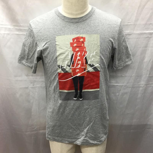 ナイキ NIKE Tシャツ 半袖 CT6297-063 クルーネック M プリント 灰 / グレー /  メンズ USED 古着 中古 10111350