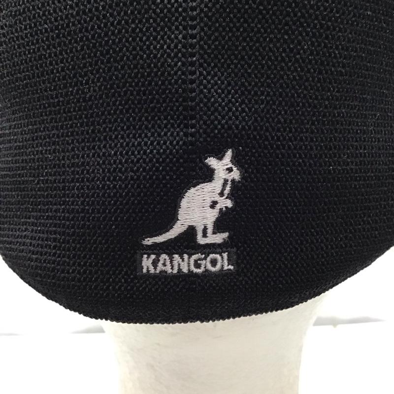 カンゴール KANGOL 帽子 ハンチング 0290BC Tropic 504 Ventair XL ロゴ、文字 黒 / ブラック /  メンズ USED 古着 中古 10120889