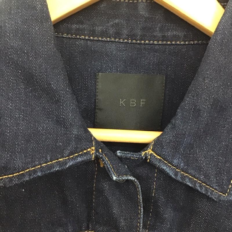 ケービーエフ KBF ジャケット、上着 ジャケット、ブレザー デニムジャケット Gジャン アウター カジュアルジャケット ONE SIZE 無地 インディゴ / インディゴ /  レディース USED 古着 中古 10142515
