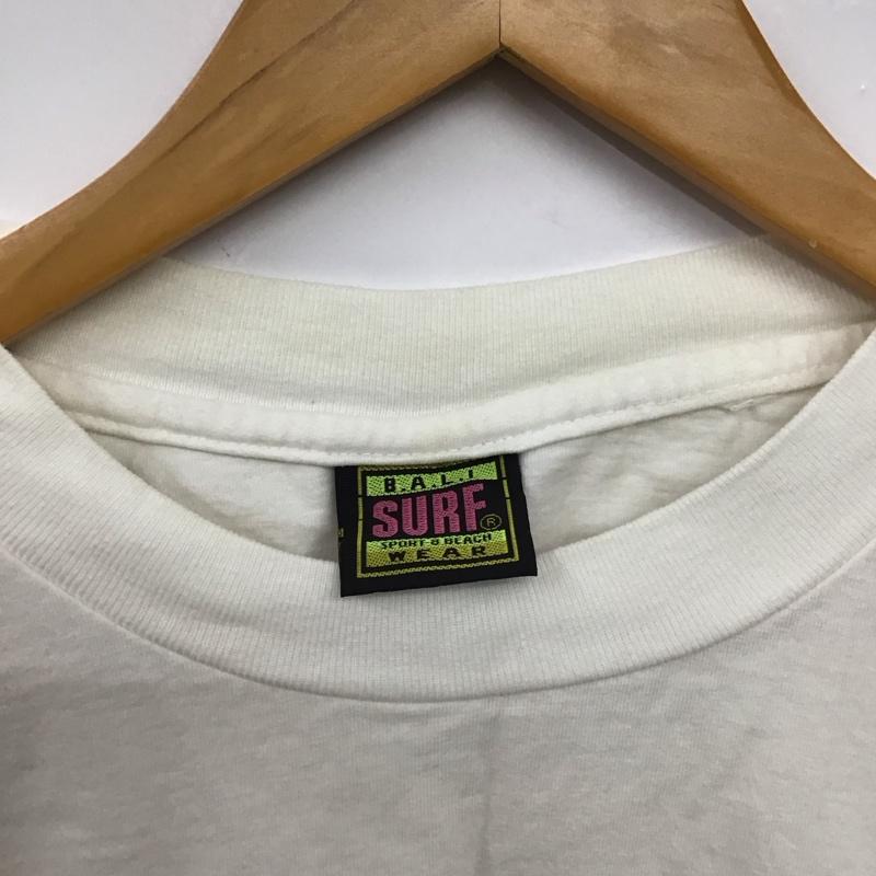 古着 USED Tシャツ 半袖 半袖カットソー プリントTシャツ クルーネックカットソー L ロゴ、文字 白 / ホワイト /  メンズ USED 古着 中古 10150072