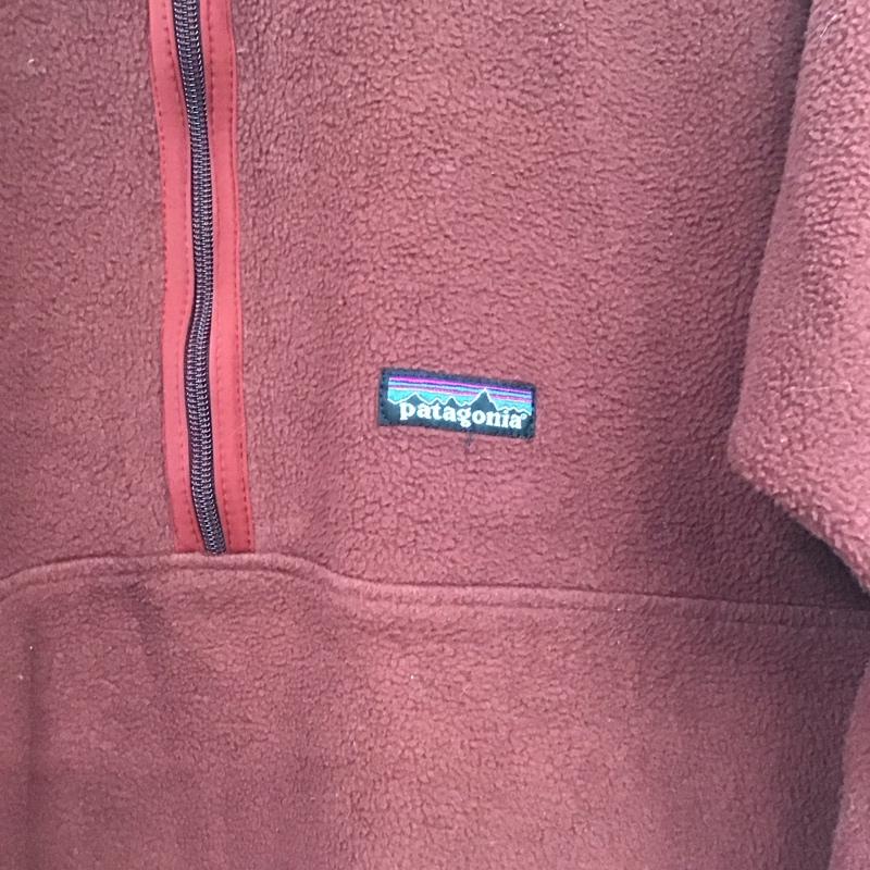 パタゴニア patagonia ジャケット、上着 ジャケット、ブレザー フリースジャケット アウター ジップアップネックプルオーバー 00s L ロゴ、文字 えんじ / ワインレッド /  メンズ USED 古着 中古 10142596
