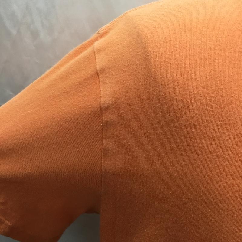 ポロバイラルフローレン Polo by RALPH LAUREN Tシャツ 半袖 クルーネック XL ワンポイント 橙 / オレンジ /  メンズ USED 古着 中古 10115538