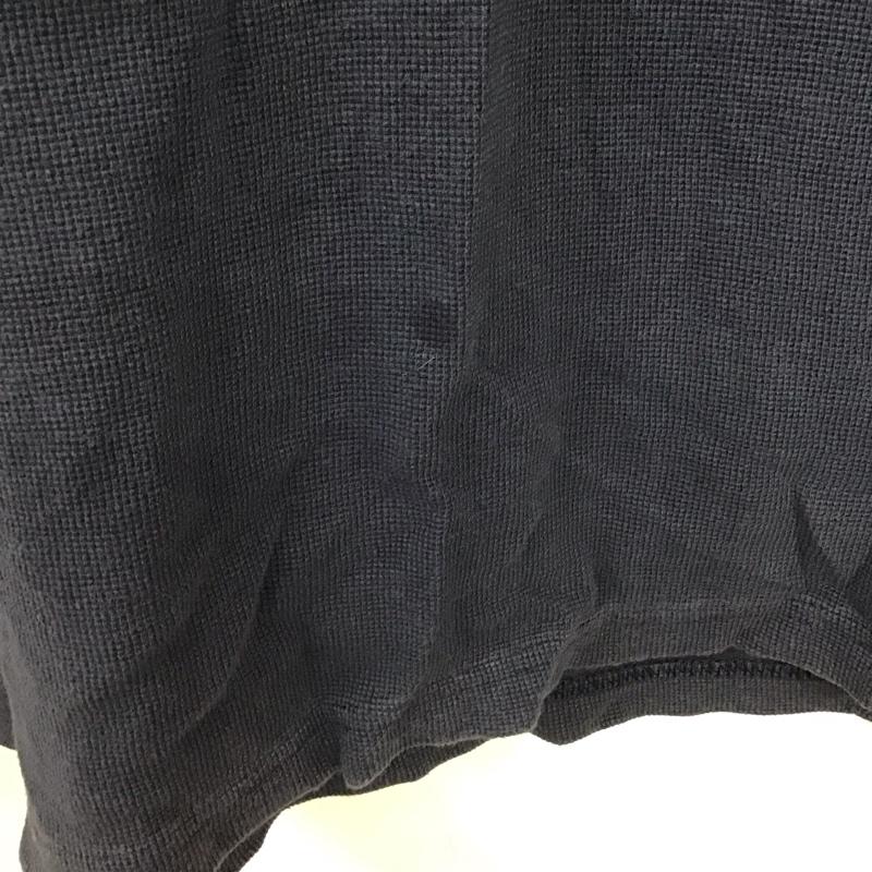 カーハート Carhartt カットソー 長袖 長袖カットソー ヘンリーネックカットソー XL ロゴ、文字 紺 / ネイビー /  メンズ USED 古着 中古 10135903