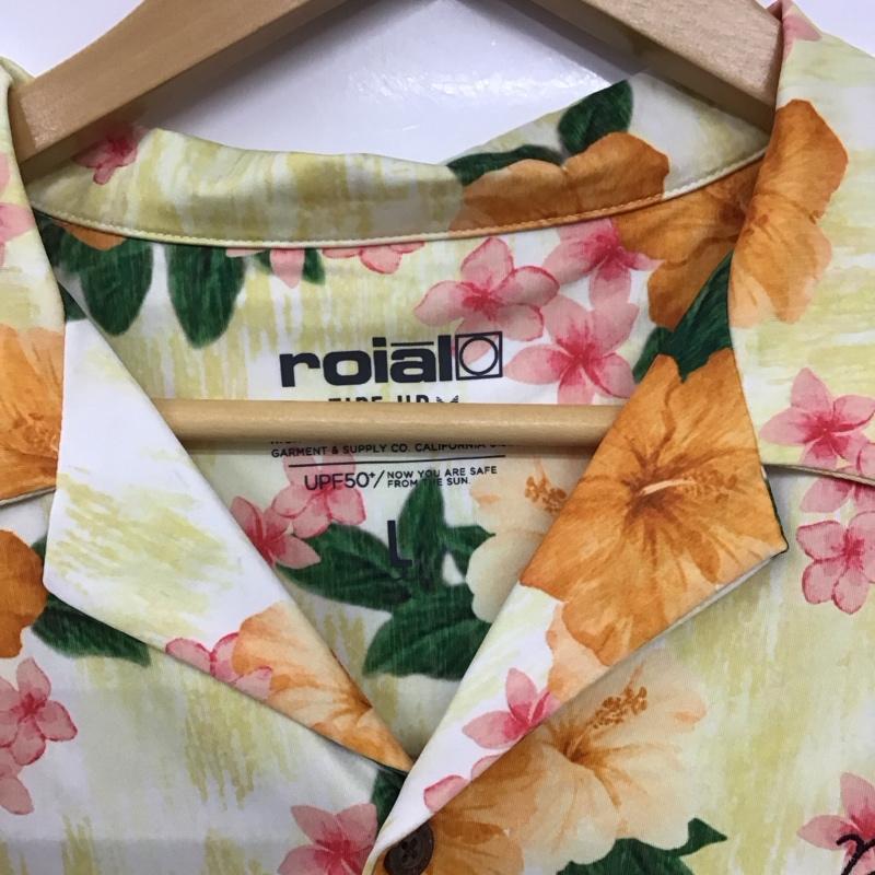 ロイヤル roial シャツ、ブラウス 半袖 半袖シャツ プリントシャツ ポケットシャツ アロハシャツ L プリント マルチカラー / マルチカラー /  メンズ USED 古着 中古 10140530