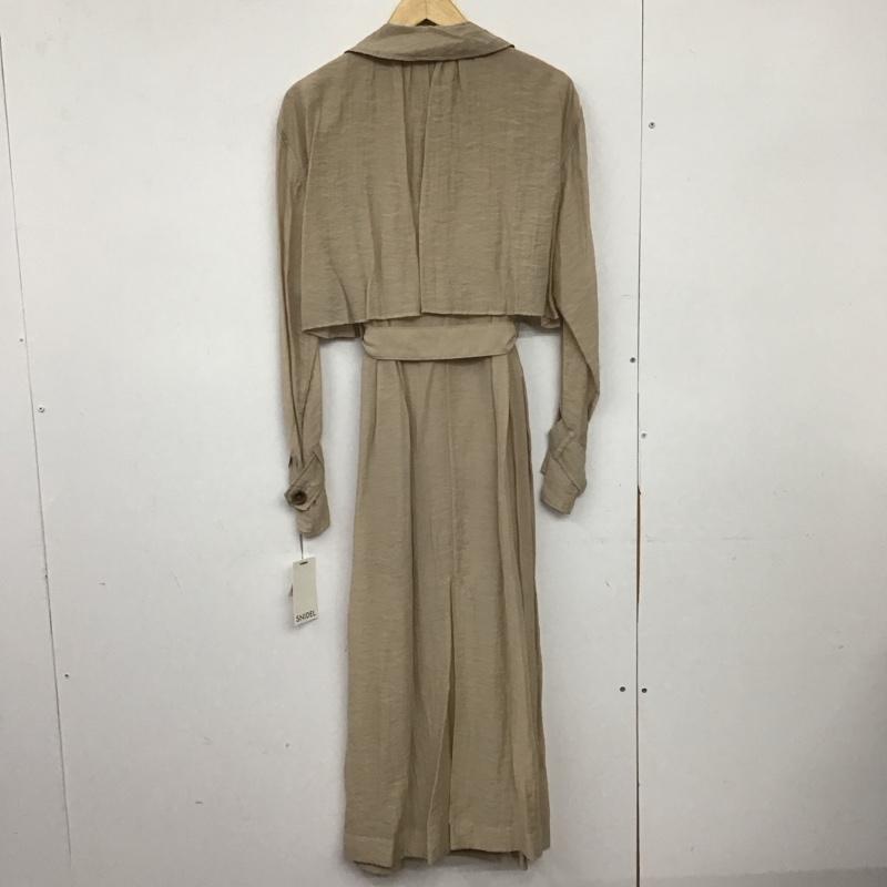 スナイデル SNIDEL コート トレンチコート swfc201006 シアートレンチコート ONE SIZE 無地 ベージュ / ベージュ /  レディース USED 古着 中古 10150649