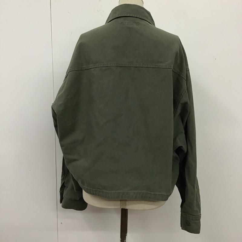 マウジー MOUSSY シャツ、ブラウス 長袖 010BSA30-3020 ワイドスリーブミリタリーシャツ ミリタリージャケット FREE 無地 カーキ / カーキ /  レディース USED 古着 中古 10121660