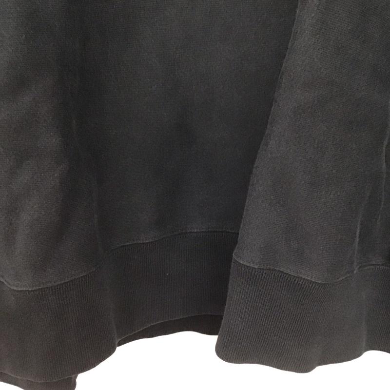 チャンピオン Champion トレーナー 長袖 長袖トレーナー スウェット クルーネック プルオーバー XL ロゴ、文字 黒 / ブラック /  メンズ USED 古着 中古 10142436