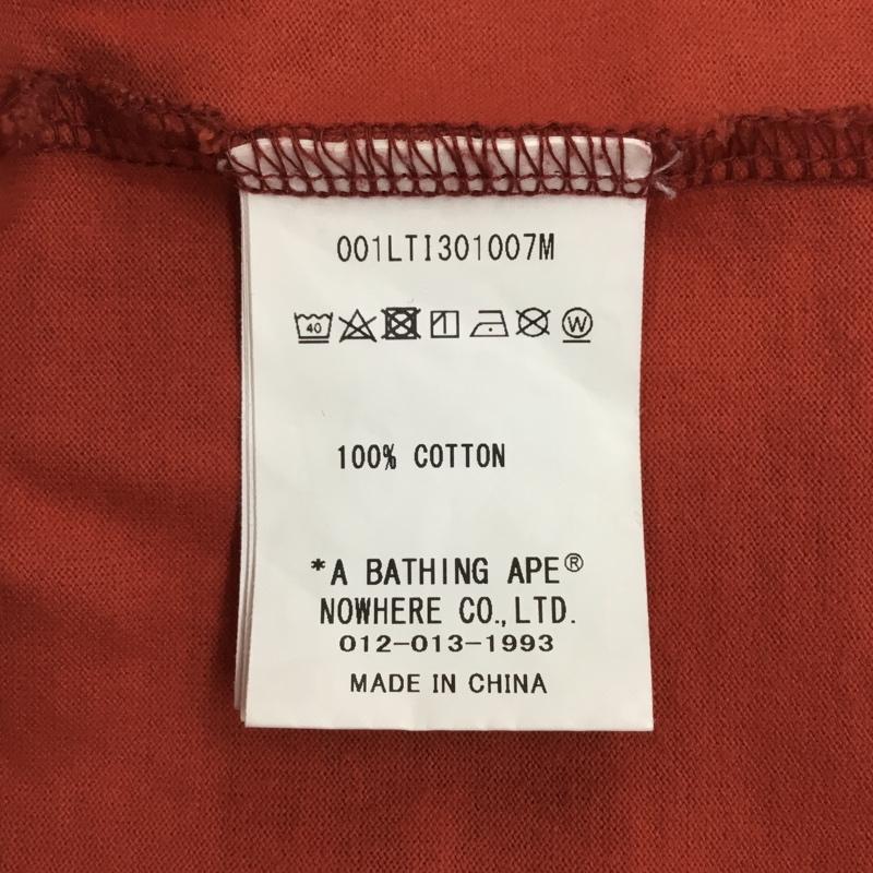アベイシングエイプ A BATHING APE Tシャツ 長袖 001LTI301007M BUSY SHARK ロンT カモ柄 迷彩 L ワンポイント マルチカラー / マルチカラー /  メンズ USED 古着 中古 10121248
