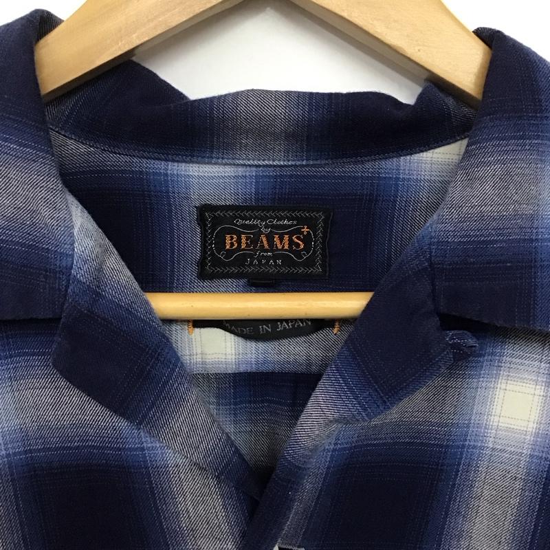 ビームス ジャパン BEAMS JAPAN シャツ、ブラウス 長袖 長袖シャツ チェックシャツ カラーシャツ L チェック マルチカラー / マルチカラー /  メンズ USED 古着 中古 10146555