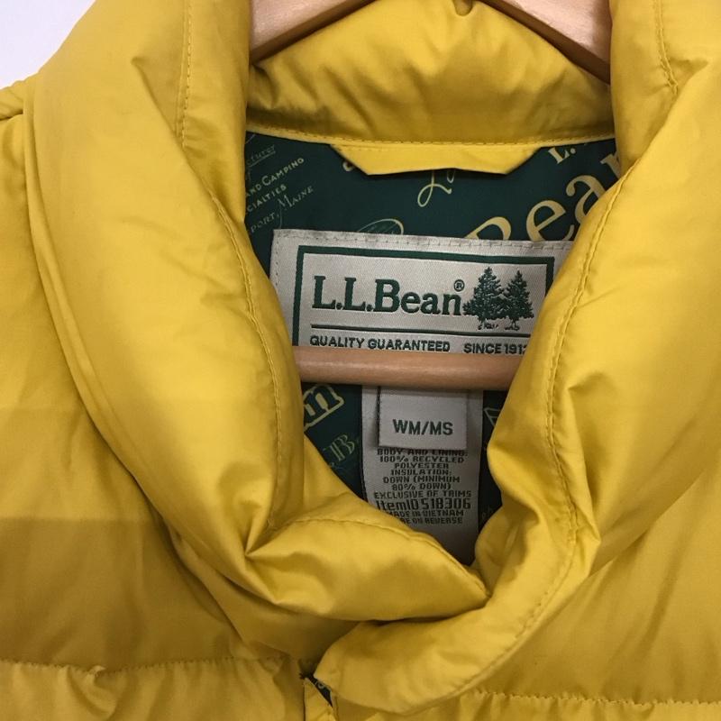 エルエルビーン L.L.Bean ベスト ベスト ダウンベスト S 無地 黄 / イエロー /  メンズ USED 古着 中古 10144743