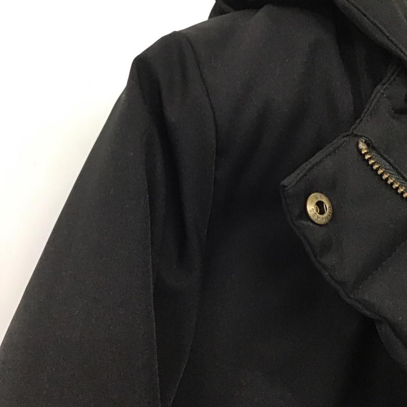 ナチュラルビューティーベーシック NATURAL BEAUTY BASIC コート ダウンコート 017-7252101 ロングダウンジャケット フェザー L 無地 黒 / ブラック /  レディース USED 古着 中古 10146594