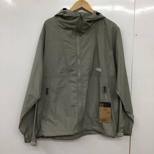 ザノースフェイス THE NORTH FACE ジャケット、上着 ジャンパー、ブルゾン np72530 コンパクトジャケット ジップアップジャケット パーカー M ロゴ、文字 灰 / グレー /  メンズ USED 古着 中古 10150112