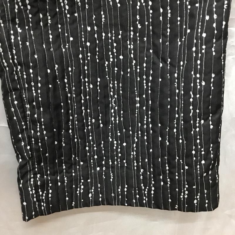 ザラ ZARA パンツ スラックス スラックスパンツ ワイドパンツ カジュアルパンツ S 総柄 黒 / ブラック /  レディース USED 古着 中古 10115808