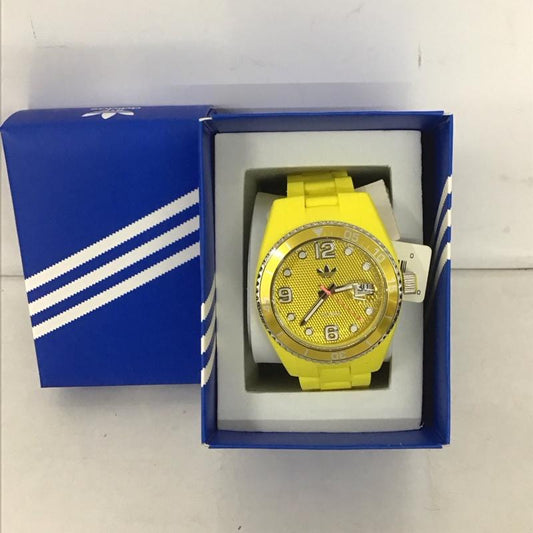 アディダス adidas 腕時計 アナログ（クォーツ式） ADH6179 箱有 ワンポイント 黄 / イエロー /  メンズ USED 古着 中古 10134489
