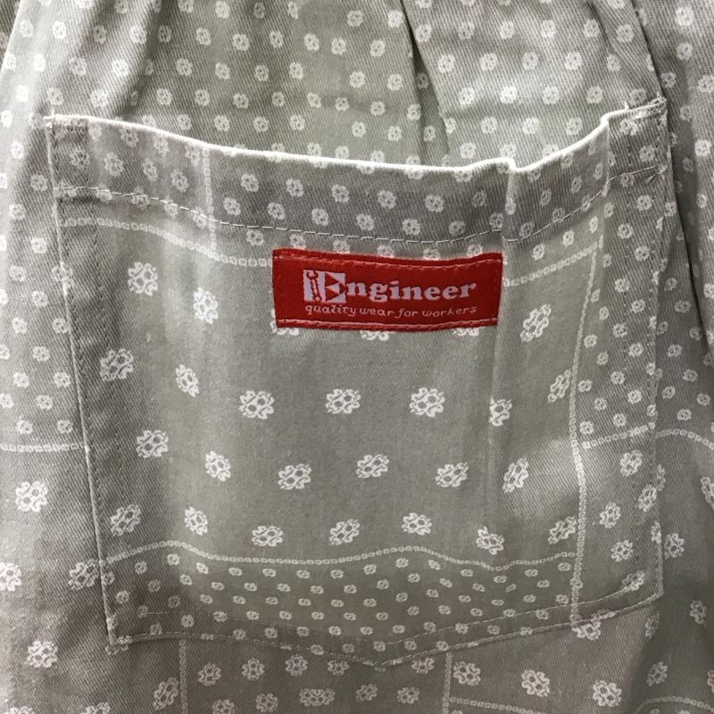 インヘリット INHERIT パンツ ワークパンツ、ペインターパンツ ワークパンツ ワイドパンツ カジュアルパンツ プリントパンツ L プリント 灰 / グレー /  メンズ USED 古着 中古 10113886