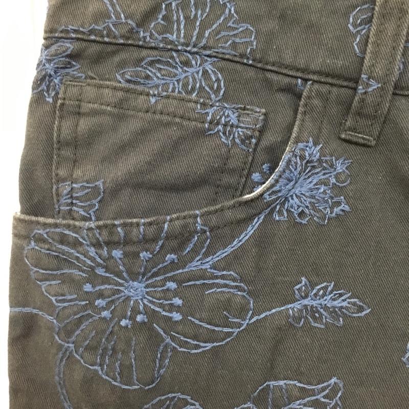 インディアンモトサイクル Indian Motocycle パンツ ショートパンツ ショートパンツ ハーフパンツ カジュアルパンツ 30インチ 刺繍 紺 / ネイビー /  メンズ USED 古着 中古 10110041