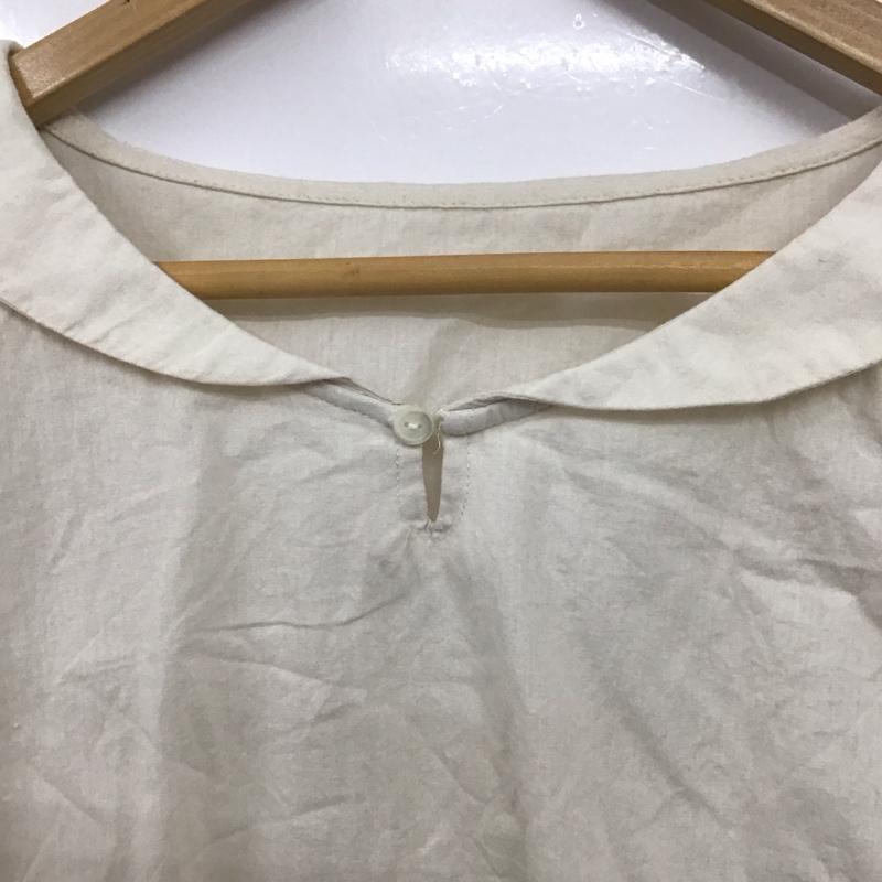 サマンサモスモス Samansa Mos2 シャツ、ブラウス 半袖 半袖シャツ 無地シャツ 丸襟 FREE 無地 白 / ホワイト /  レディース USED 古着 中古 10142696