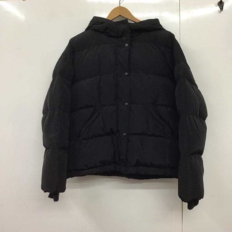 ローリーズファーム LOWRYS FARM ジャケット、上着 ダウンジャケット FREE 無地 黒 / ブラック /  レディース USED 古着 中古 10142298
