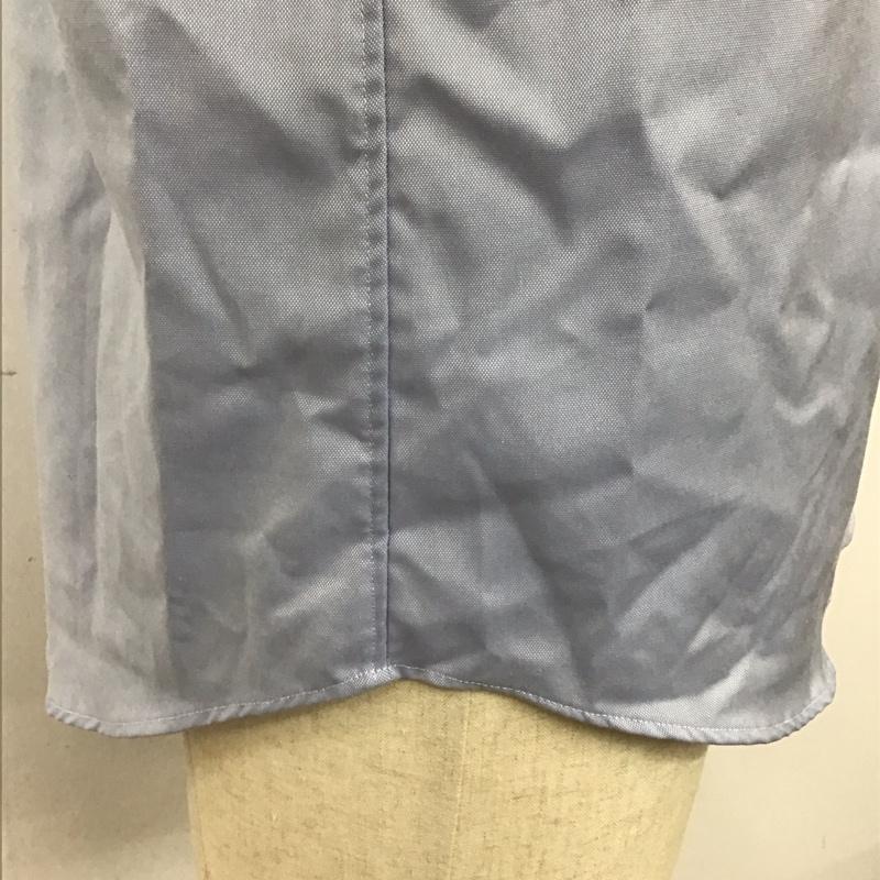 グリーンレーベルリラクシング green label relaxing シャツ、ブラウス 長袖 3211-135-2948 バンドカラー M 無地 水色 / ライトブルー /  メンズ USED 古着 中古 10118325