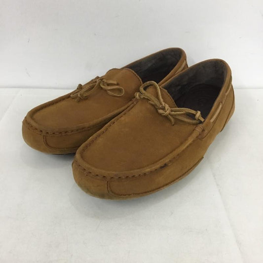 アグ UGG カジュアルシューズ カジュアルシューズ 1004247 CHESTER レザー 27cm インソール付き 27.0cm ロゴ、文字 茶 / ブラウン /  メンズ USED 古着 中古 10138335