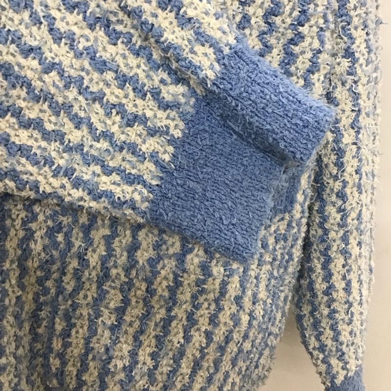 ザラ ZARA カーディガン 長袖 長袖ニットカーディガン 前開きニット ロングニットカーディガン M ストライプ マルチカラー / マルチカラー /  レディース USED 古着 中古 10118531