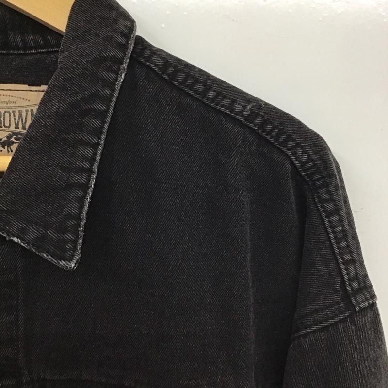 ロデオクラウンズ Rodeo Crowns ジャケット、上着 ジャケット、ブレザー 420BAG10-0160 デニムジャケット FREE 無地 黒 / ブラック /  レディース USED 古着 中古 10139533