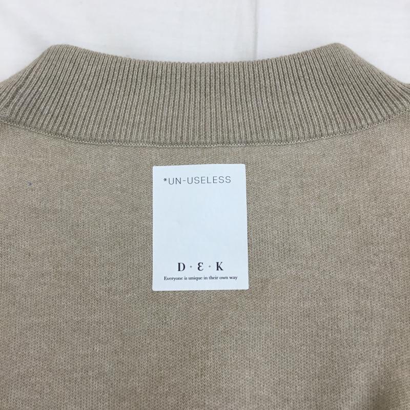 ＵＳフルギ US古着 ニット、セーター 長袖 UN-USELESS 3 無地 茶 / ブラウン /  メンズ USED 古着 中古 10139207
