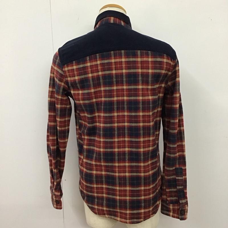 アメリカンイーグル AMERICANEAGLE シャツ、ブラウス 長袖 長袖シャツ カラーシャツ ポケットシャツ 長袖カットソー チェックシャツ S チェック マルチカラー / マルチカラー /  メンズ USED 古着 中古 10123864
