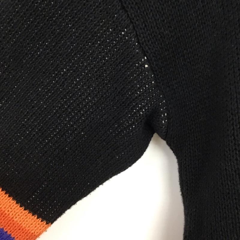 ペンドルトン PENDLETON カーディガン 長袖 長袖カーディガン 前開き ノーカラー L プリント 黒 / ブラック /  メンズ USED 古着 中古 10147009
