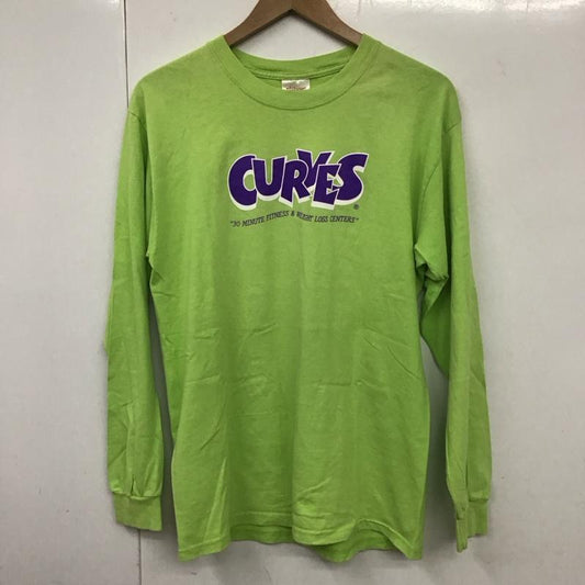 ヘインズ HANES Tシャツ 半袖 半袖カットソー プリントTシャツ クルーネックカットソー 90s 00s M ロゴ、文字 緑 / グリーン /  メンズ USED 古着 中古 10131374