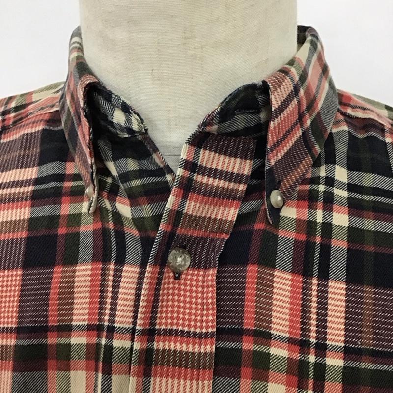 古着 USED シャツ、ブラウス 長袖 長袖シャツ チェックシャツ カラーシャツ ボタンダウンシャツ L チェック マルチカラー / マルチカラー /  メンズ USED 古着 中古 10126273
