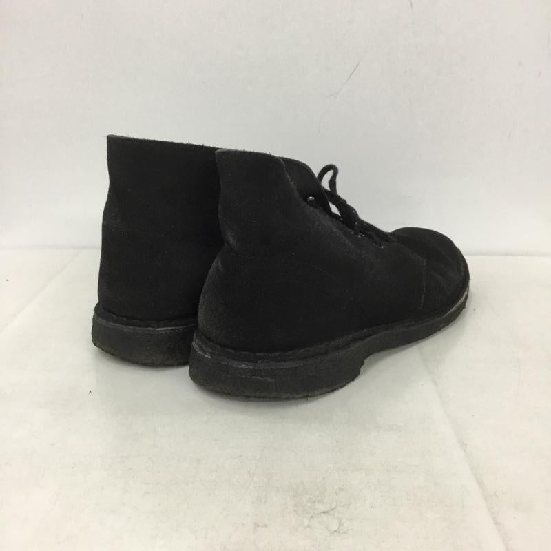 クラークス Clarks ブーツ ショートブーツ 60934281 デザートブーツ UK7.5 US：8.5 無地 黒 / ブラック /  メンズ USED 古着 中古 10140025