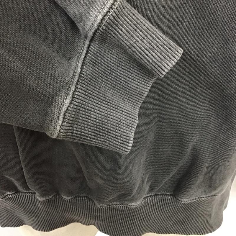 エム M トレーナー 長袖 長袖トレーナー スウェット クルーネック リブスウェットカットソー TPC コラボ XL プリント 灰 / グレー /  メンズ USED 古着 中古 10124666