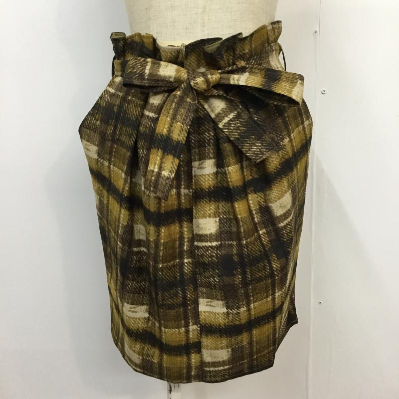 ノーリーズ NOLLEY S スカート ミニスカート チェックスカート 38 チェック マルチカラー / マルチカラー /  レディース USED 古着 中古 10043339