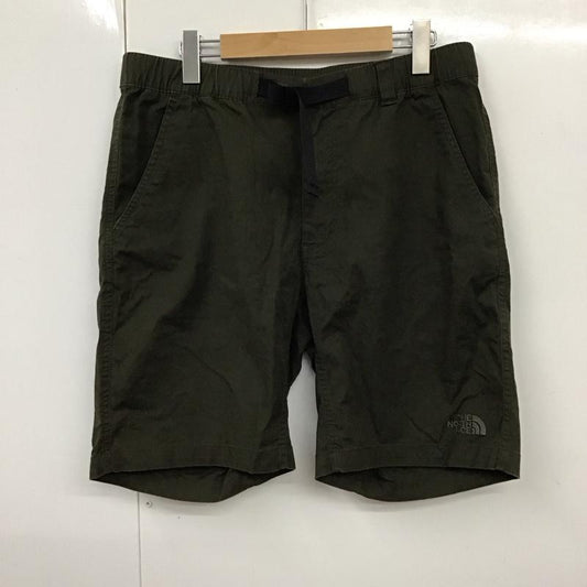 ザノースフェイス THE NORTH FACE パンツ ショートパンツ NB41941 COTTON OX LIGHT SHORT XL ロゴ、文字 カーキ / カーキ /  メンズ USED 古着 中古 10113936