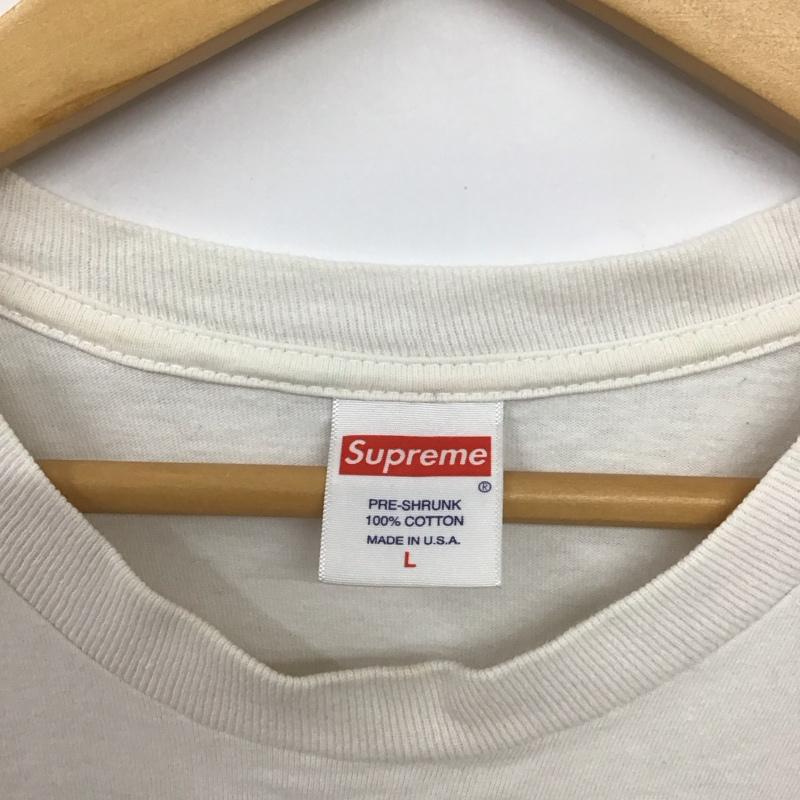 シュプリーム Supreme Tシャツ 半袖 19AW クイーンTシャツ プリントTシャツ クルーネックカットソー L プリント 白 / ホワイト /  メンズ USED 古着 中古 10135627
