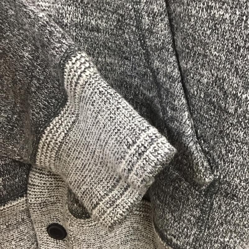 ポロラルフローレン POLO RALPH LAUREN カーディガン 長袖 長袖カーディガン 前ボタン ニットカーディガン L 無地 灰 / グレー /  メンズ USED 古着 中古 10144486