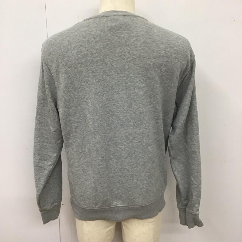 ナイキ NIKE トレーナー 長袖 bv2667-063 ワンポイント刺繍スウェット 長袖スウェット スポーツウェア M ロゴ、文字 灰 / グレー /  メンズ USED 古着 中古 10113910