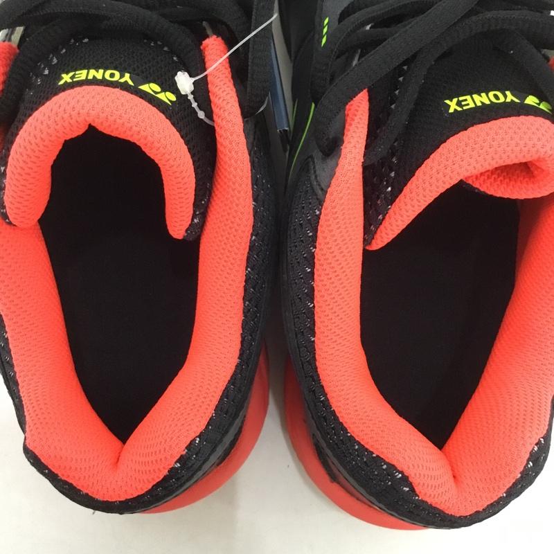 ヨネックス YONEX スニーカー スニーカー SHB65Z パワークッション65Z 24cm バドミントンシューズ 箱有 24.0cm ロゴ、文字 黒 / ブラック / X 赤 / レッド / X 黄 / イエロー /  レディース USED 古着 中古 10149910